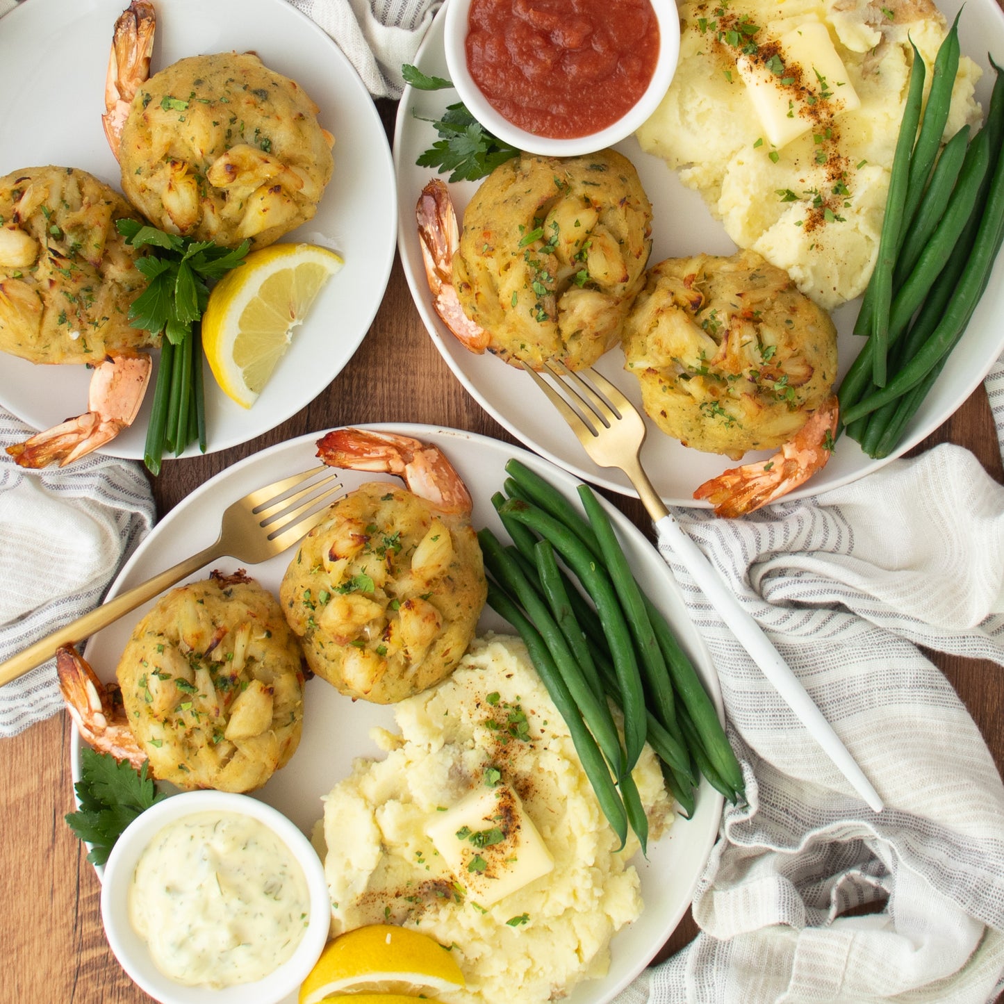 Crab Cake Stuffed Jumbo Shrimp