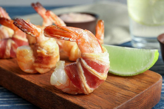 Bacon Wrapped BBQ Shrimp 