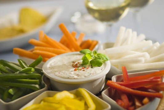 Cold Crab Dip with Crudités