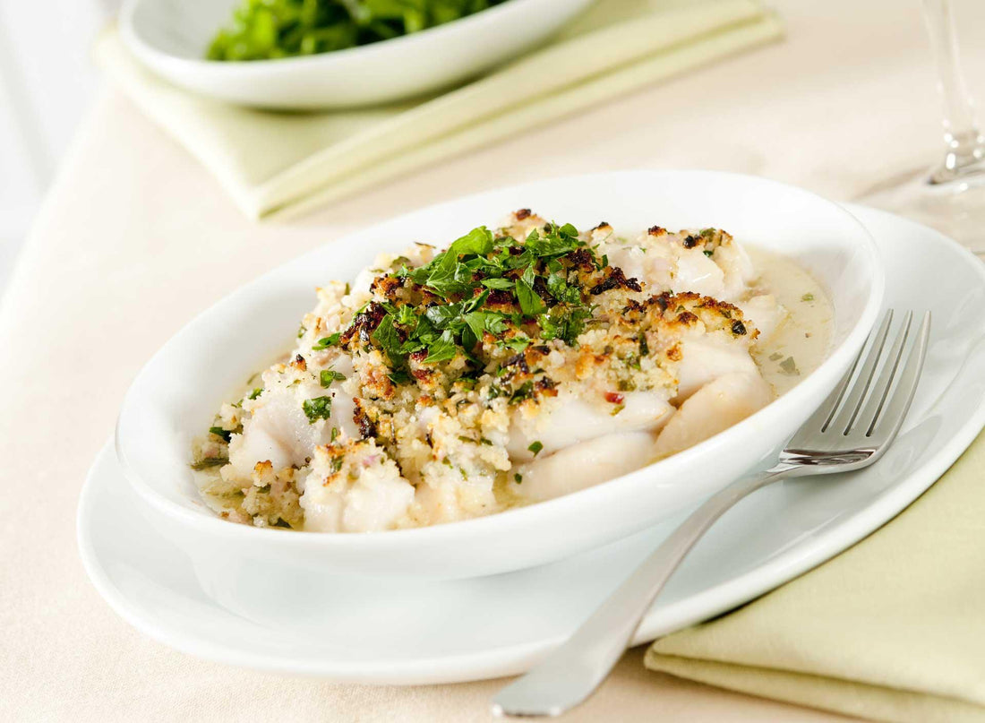 Baked Scallops au Gratin