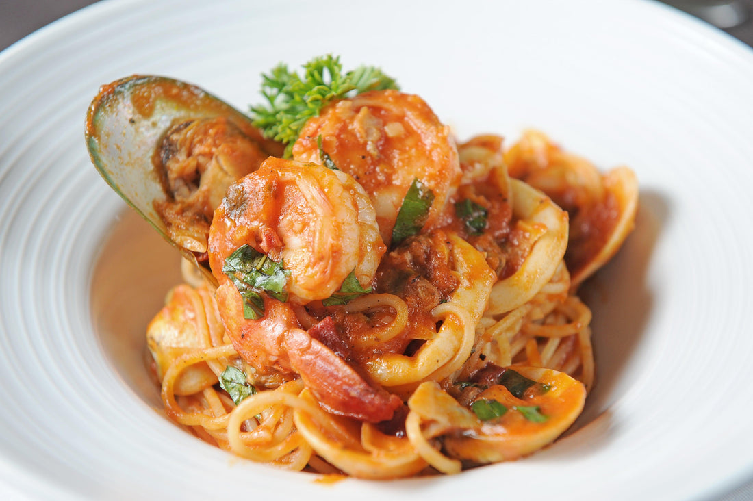 Pan-Seared Scallops with Pasta Recipe