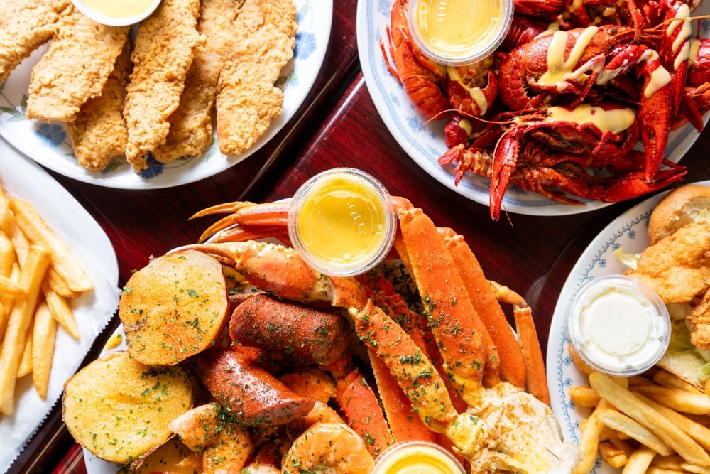 Super Bowl with Seafood (all of our favorite finger foods)