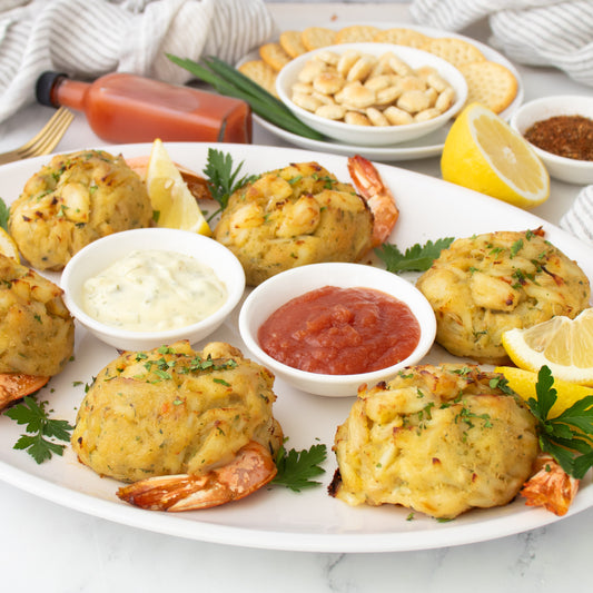 Crab Cake Stuffed Shrimp - 2 stuffed shrimp