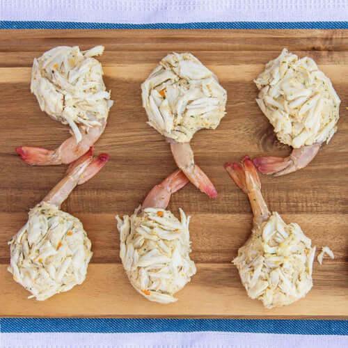 Crab Cake Stuffed Jumbo Shrimp - Cameron's Seafood
