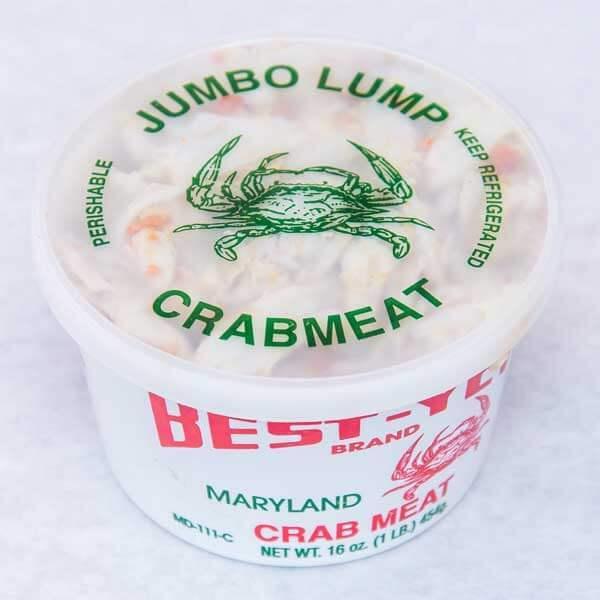 Jumbo Lump Maryland Crab Meat - Cameron's Seafood