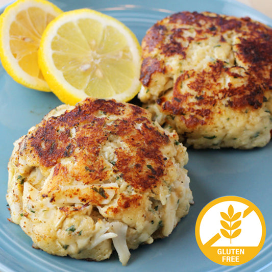 Gluten free jumbo lump crab cakes preparation