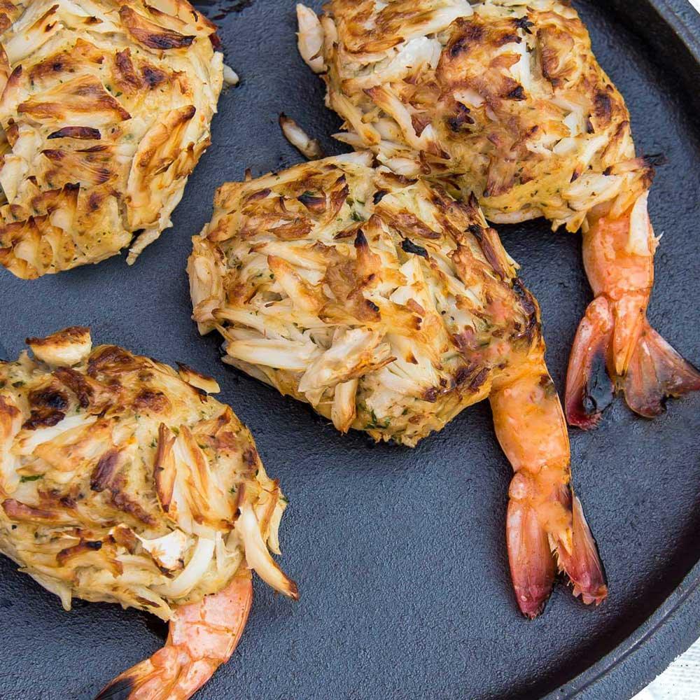 Crab Cake Stuffed Jumbo Shrimp - Cameron's Seafood