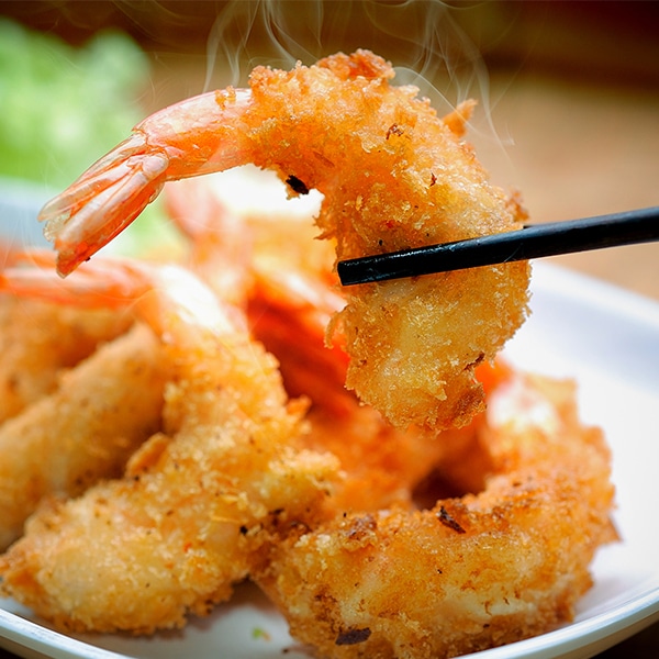 fried breaded shrimp