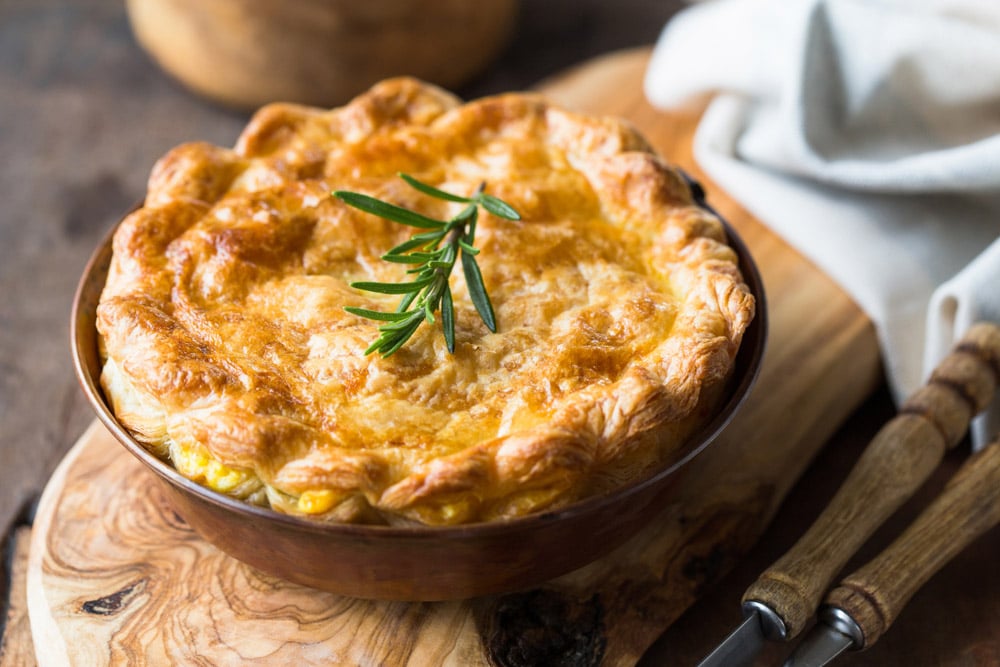 Classic Winter Comforts: Crab Leg Meat Pot Pie